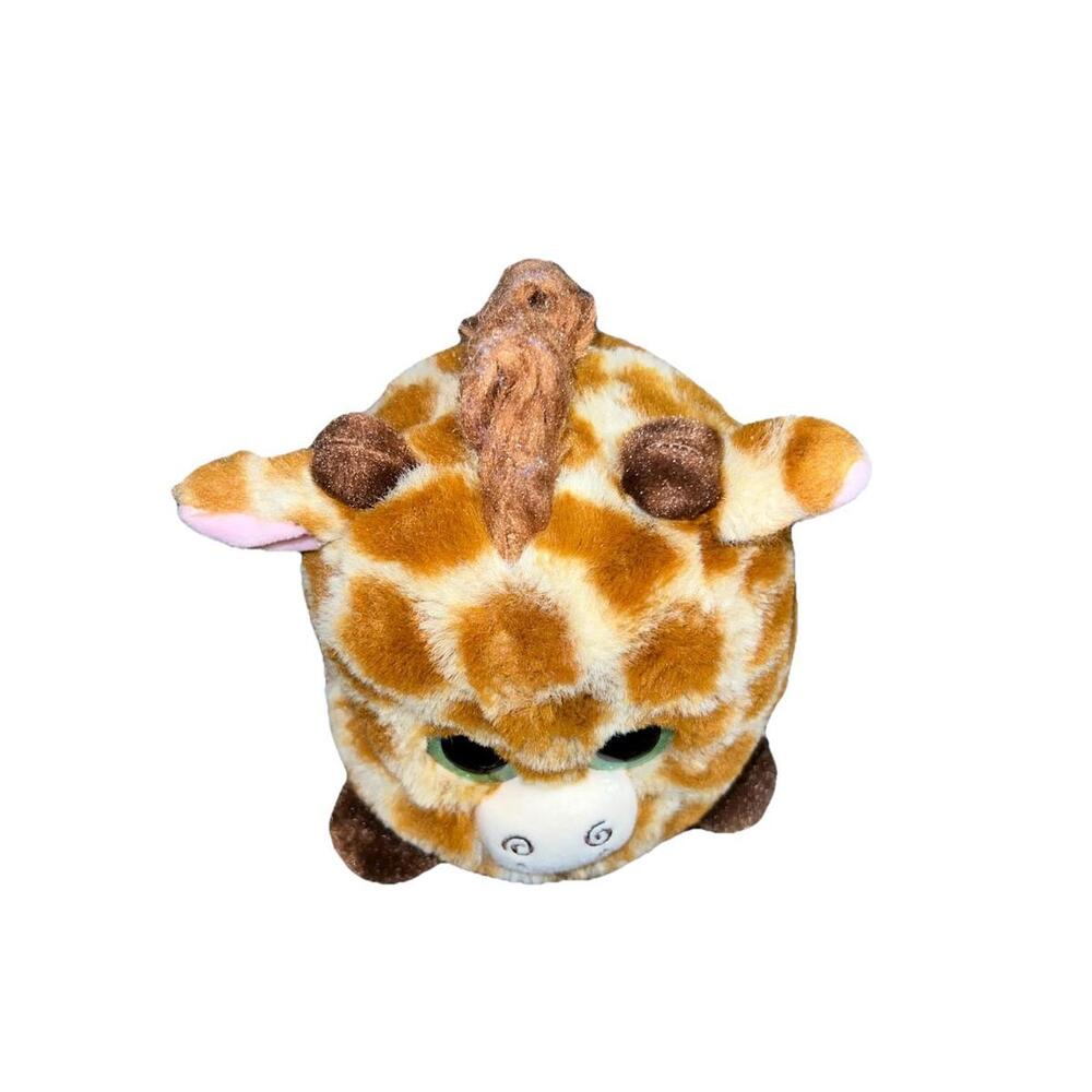 Wishpets Flip-A-Pet Sam Sharon‎ Reversible Zebra Giraffe Plushie 2-in-1 Toy
